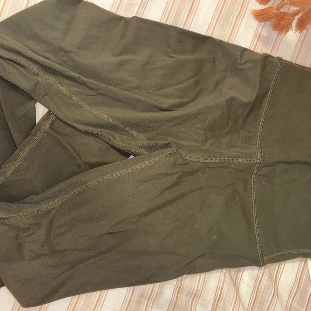 lululemon athletica Olive Green Leggings